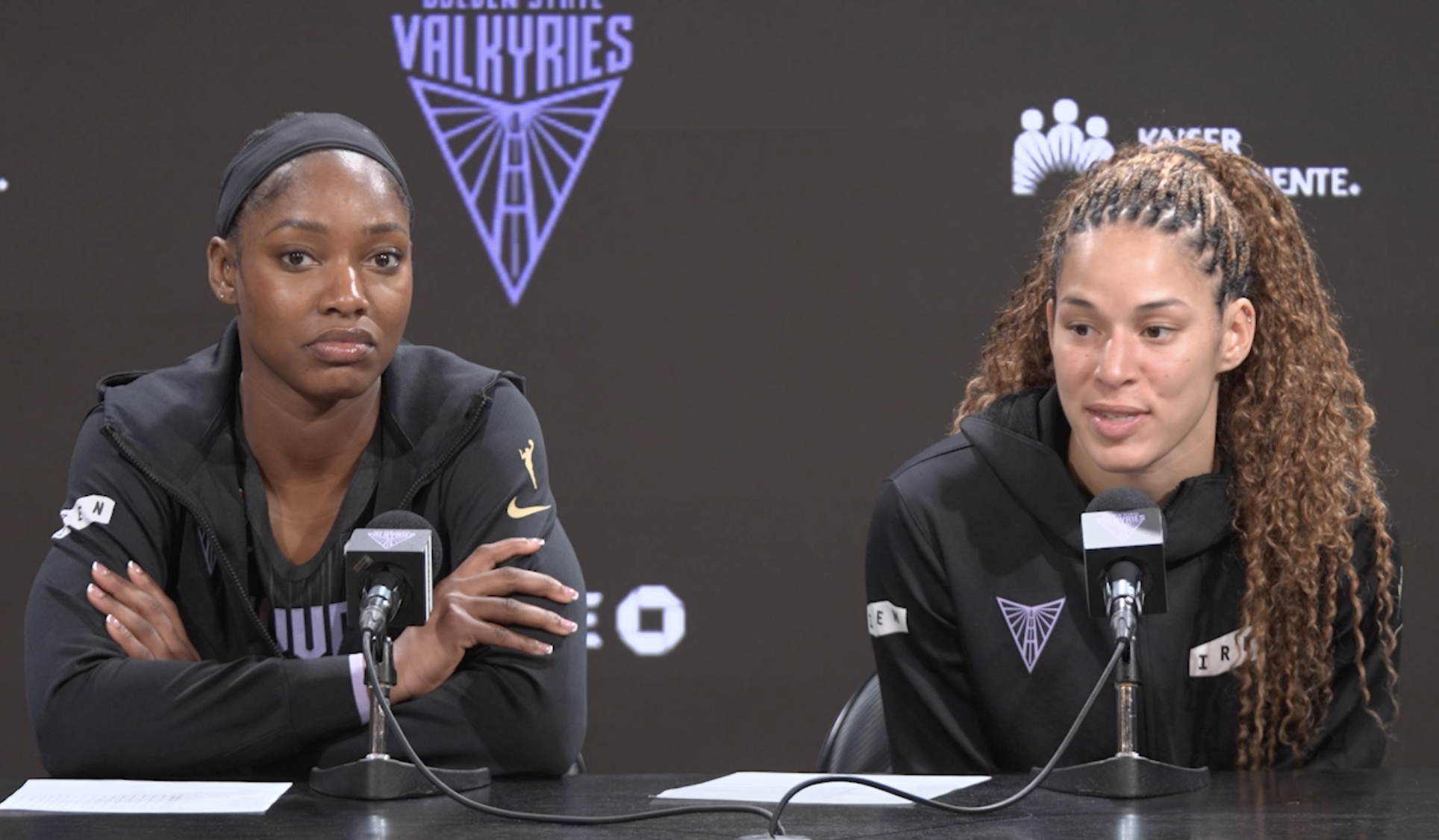 Kaila Charles and Veronica Burton Postgame Press Conference | 6/28/26